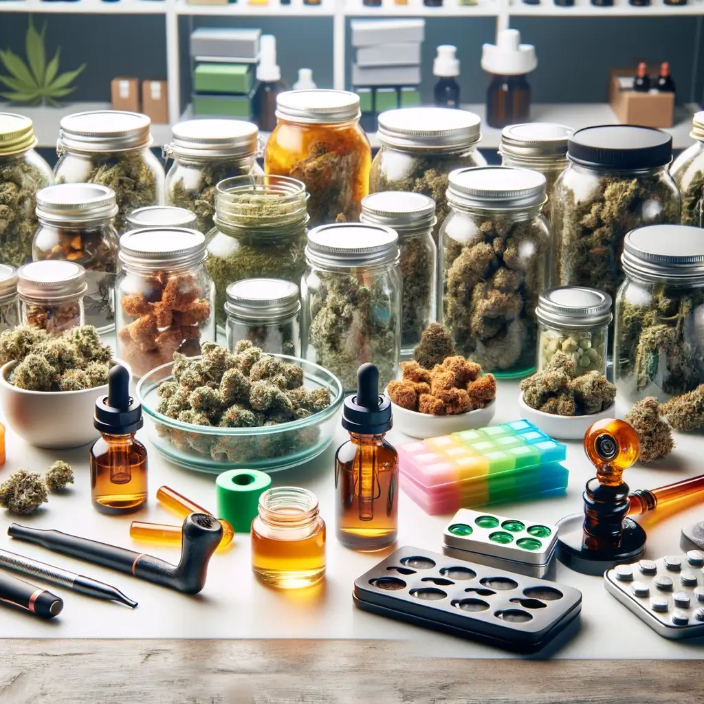 Variedad de Productos de Cannabis en Sevilla
