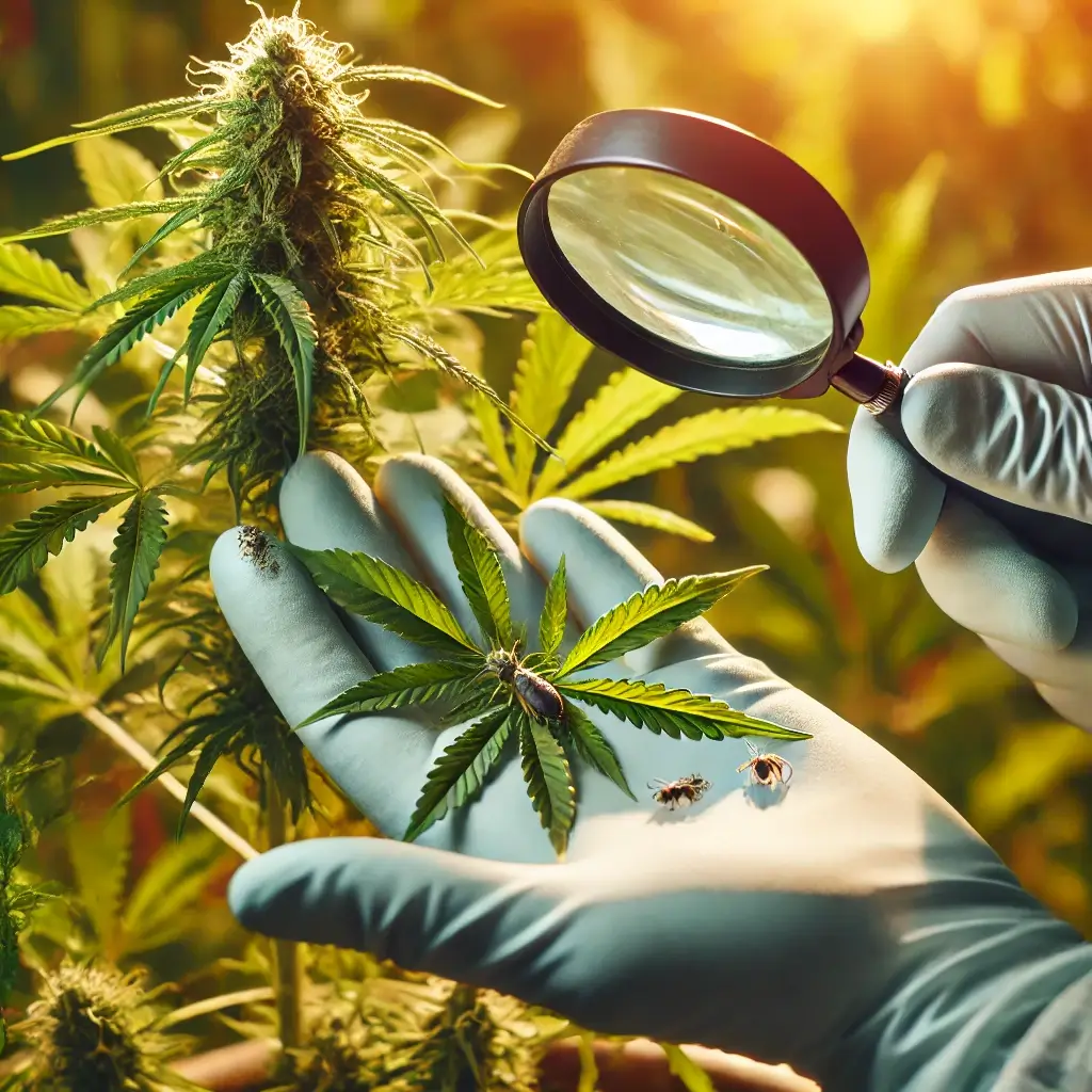 prevención y tratamiento de plagas en el cultivo de marihuana en casa