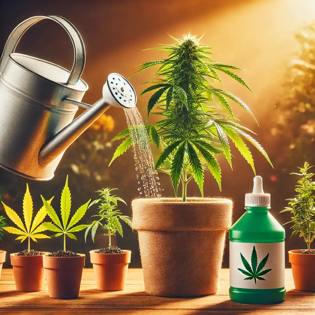 riego y nutrición de la marihuana en casa para autonconsumo