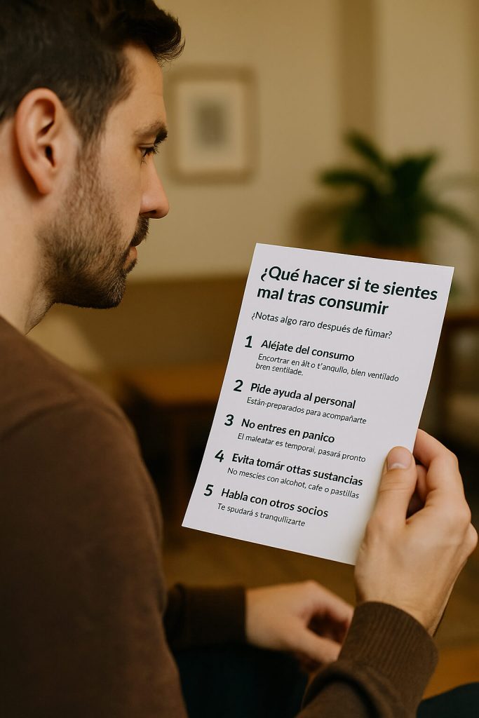 ¿Qué hago si me encuentro mal después de consumir en un club de cannabis de Sevilla? | Green City Sevilla
