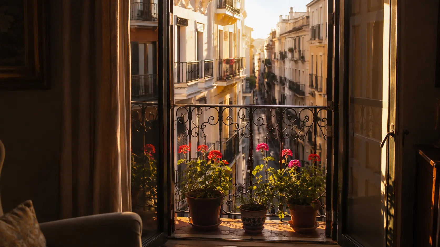 Fumar en el balcón de un piso turístico en Sevilla y las molestias a los vecinos