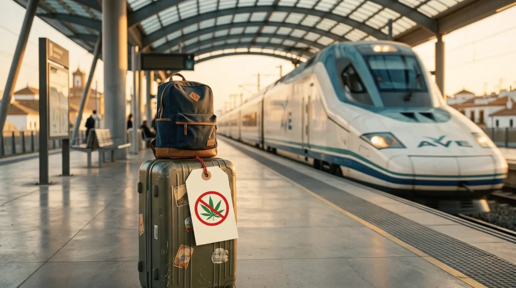 Viajar con marihuana por España en AVE, avión y coche - Green City Sevilla / Traveling with cannabis in Spain by train, plane and car - Green City Sevilla